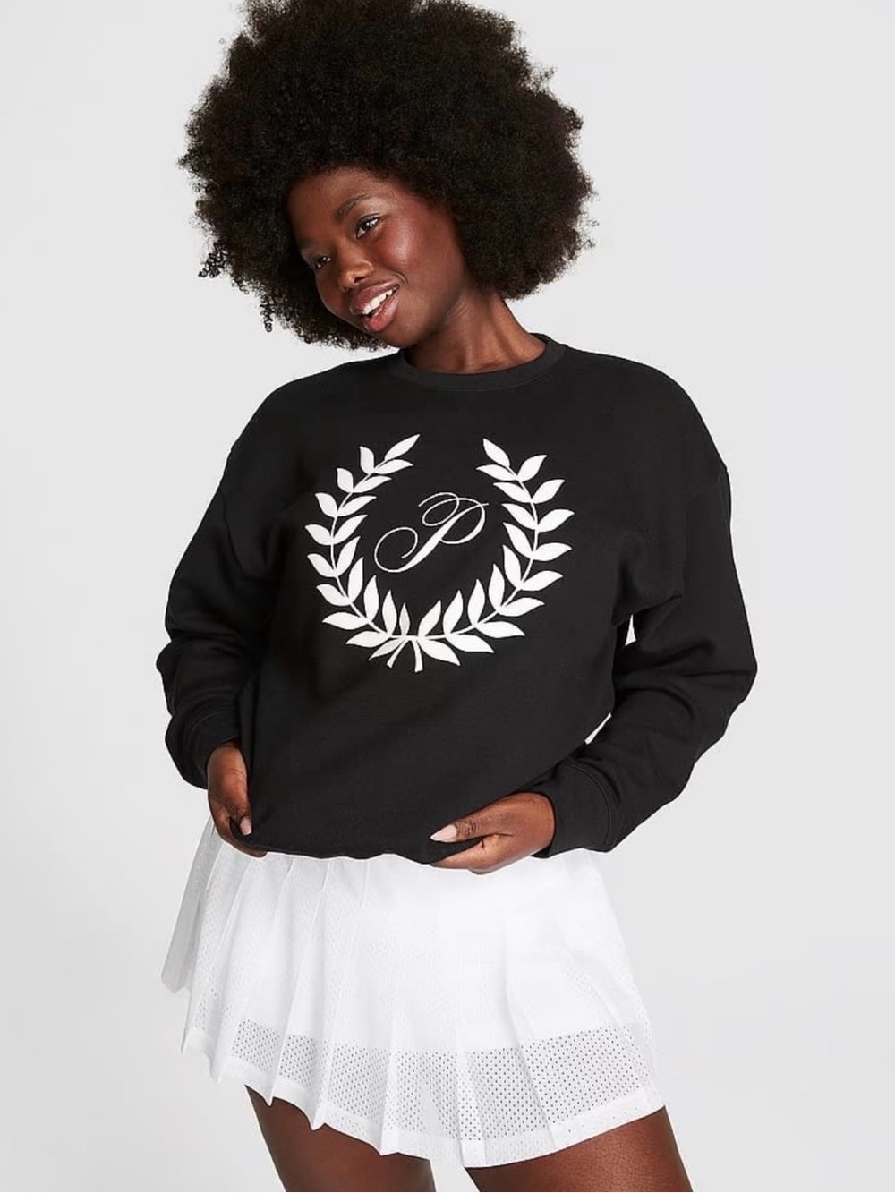 VS PINK Ivy Fleece Crewneck